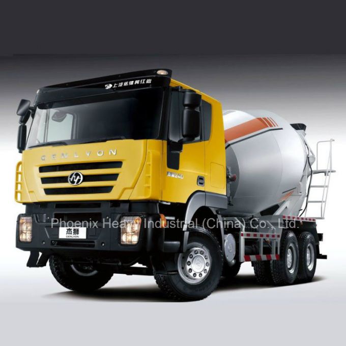 6X4 8m3 Hongyan Iveco Genlyon Cement Mixer Truck 