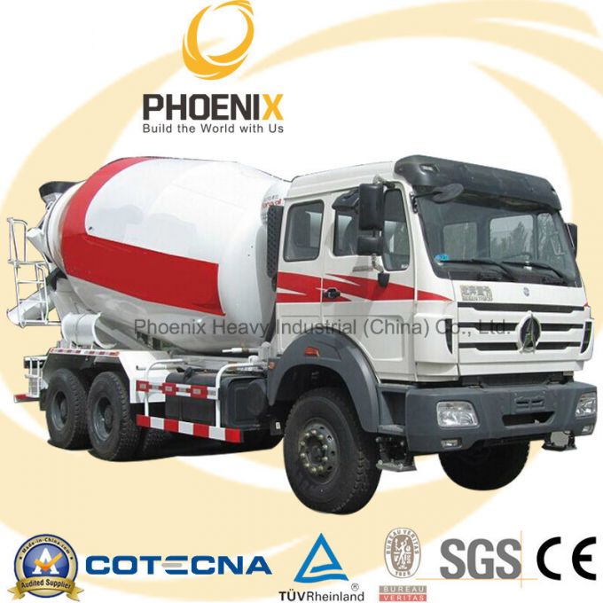 6X4 340HP Northbenz Ng80 Beiben 8m3 Concrete Mixer Truck 