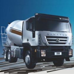 6X4 10cbm Hongyan Genlyon C100 Concrete Mixer Truck (Euro 4)