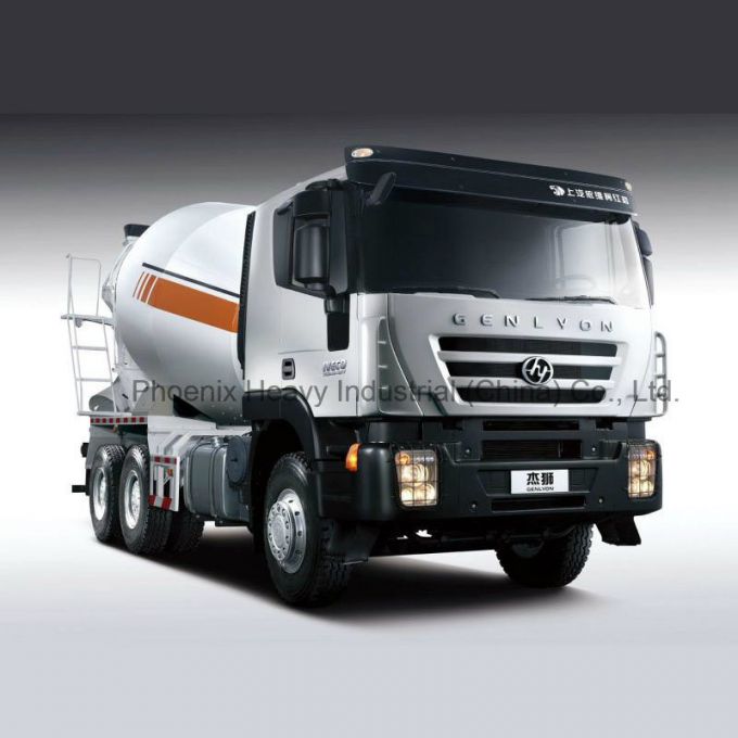 6X4 340HP 10cbm Hongyan Iveco Cement Mixer 