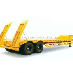 Low Bed Semi Trailer 2 Axles 40ton Hot Sale Semi-Trailer