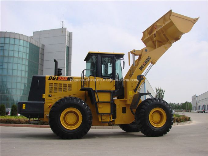 Degong 5tons Wheel Loader with Cummins Engine 3m3 Wheel Loaders 