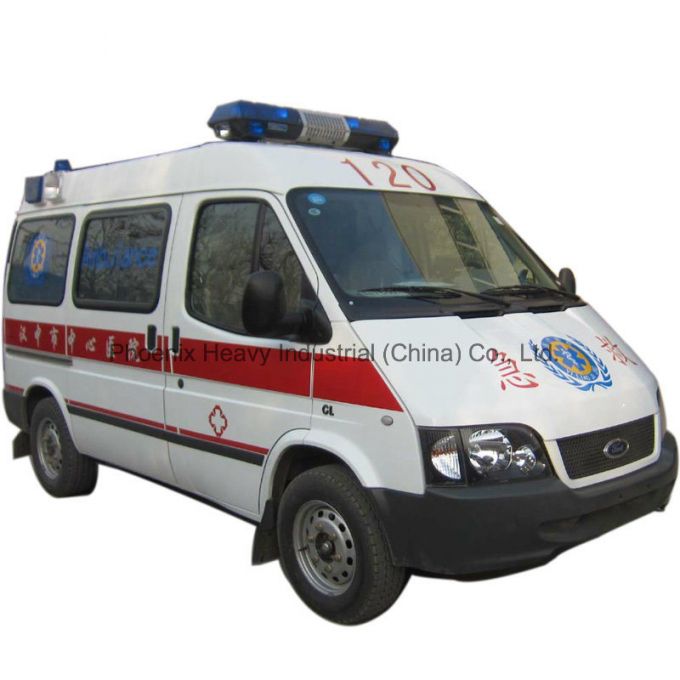 Intensive Care 3seats Ambulance with Gasoline Engine 