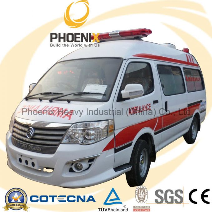 Professional Supplier Rhd 2WD Middle Roof Ambulance with Gasoline Engine 