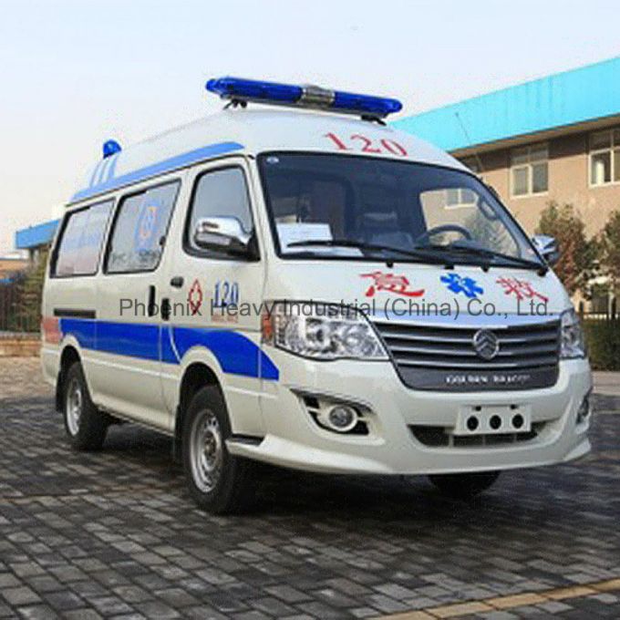 Lowest Price LHD Gasoline Engine Ambulance for Intensive Care 
