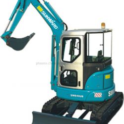 Sunward 4ton Zero Tail Swing Kubota Engine Mini Excavator with CE Certificate 40ub