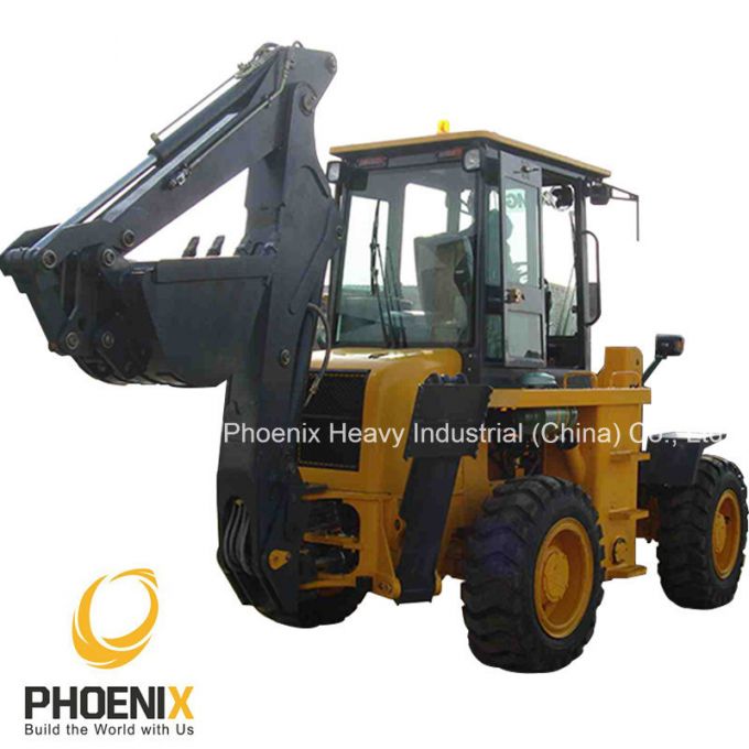 Famous 90HP Backhoe Loader with 1m3 Bucket Capacity 