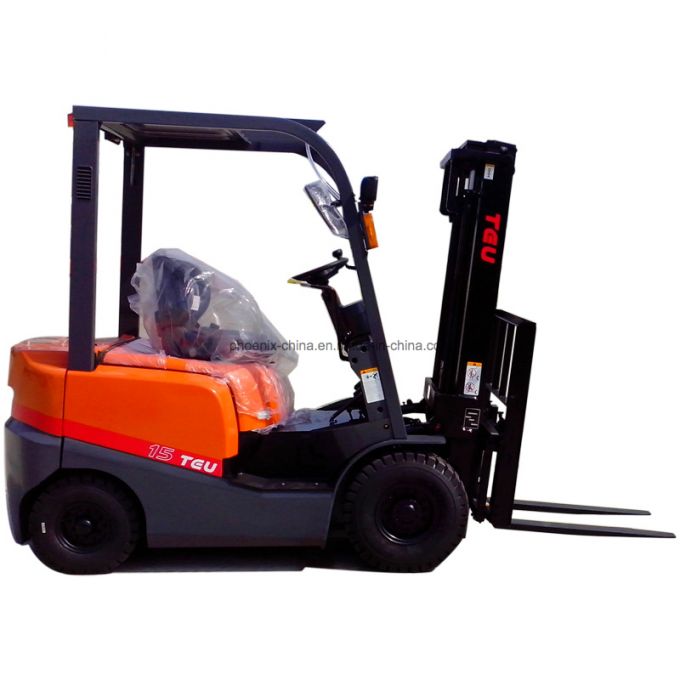 Teu 1.5tons Fork Lift Truck with Diesel Engine 