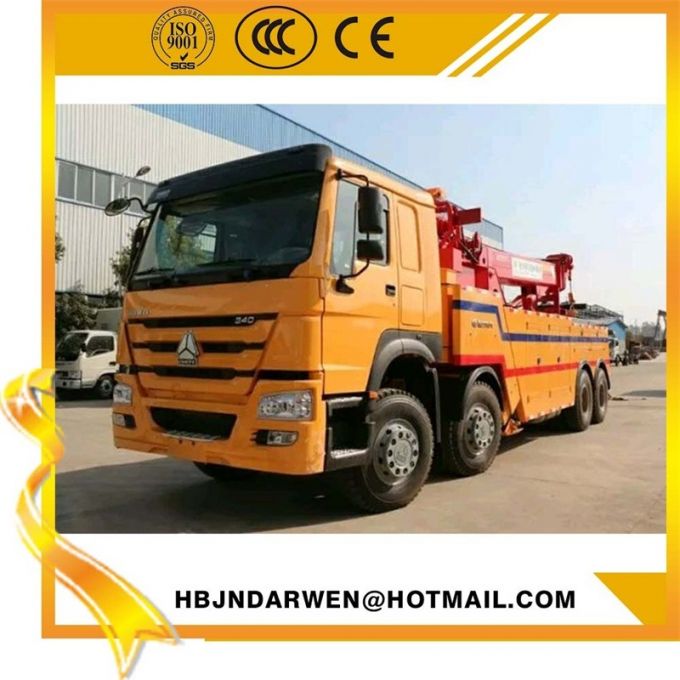 8*4 Sinotruk HOWO 30ton Heavy Duty Tow Truck for Sale 