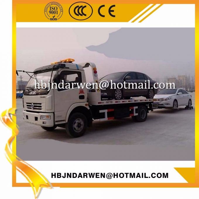 Dongfeng DFAC Load 4ton Flatbed Wrecker Tow Truck for Sale 