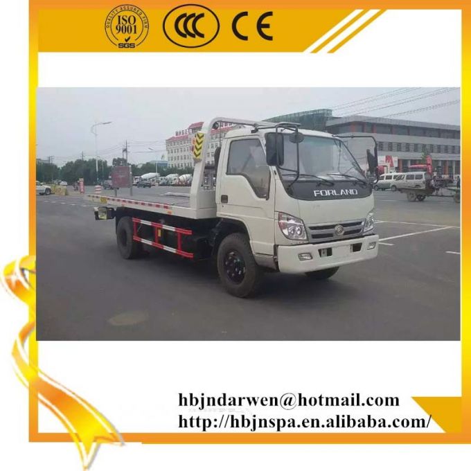 Foton Forland 3-4ton Flatbed Tow Truck for Sale 