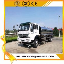 Sinotruk 15000L Stainless Steel Drinking Water Tank Truck for Sale
