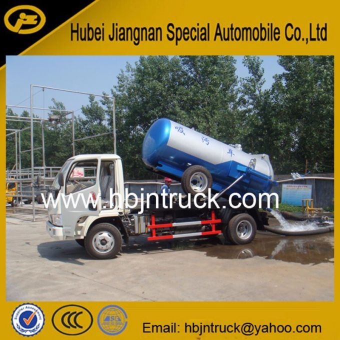 Dongfeng 4000 Liters Sewer Cleaning Truck with Italy Bp Vacuum Pump 