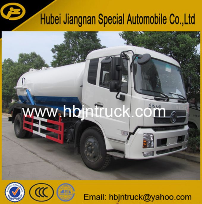 Dongfeng 12000 Liters Sewage Suction Septic Tank Truck 