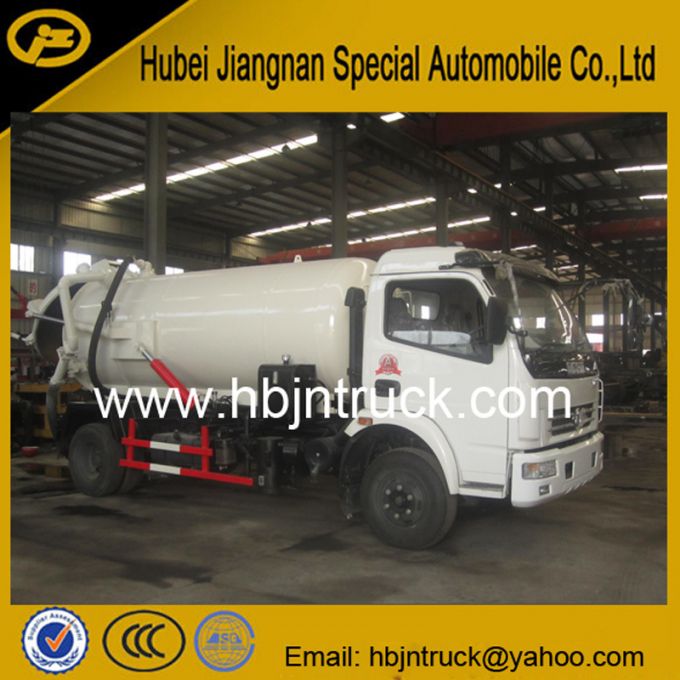 Dongfeng 7000 Liters Vacuum Suction Sludge Tank Truck 