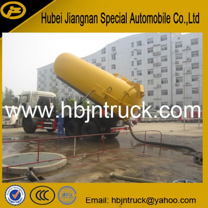 Dongfeng 15000 Liters Vacuum Sewage Septic Fecal Suction Truck 