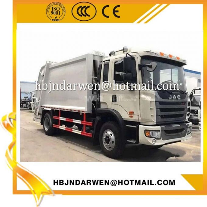 Good Quality 12cbm Trash Compactor Garbage Truck JAC 