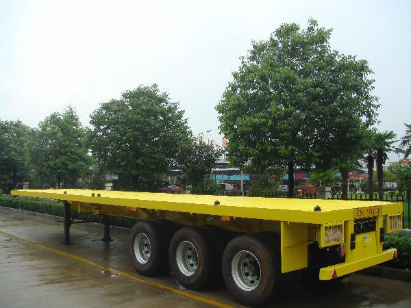 Sinotruk 40FT 3 Axle Flatbed Semi Trailer 