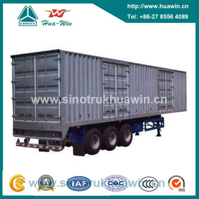 60 Ton 3 Axle Van Semi Trailer 