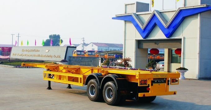 Sinotruk Skeletal Container Semi Trailer 