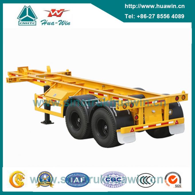 40FT Two-Axle Container Skeleton Semi Trailer 