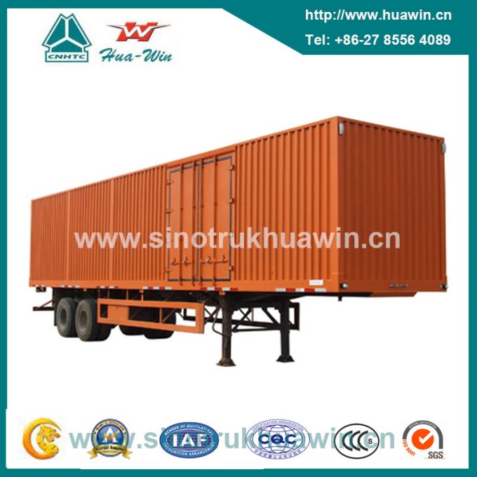 40 Ton 2 Axle Van Semi-Trailer 