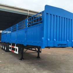 2 Axle 40 Ton Storehouse Semi Trailer / Stake Cargo Box Semi-Trailer