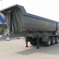 3-Axle Tri Axle Dump Trailer, Tipper Truck Trailer with Holland Brand Hyva Hydraulic