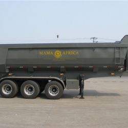 Hyva Cylinder 3-Axle Dumping Semi Trailer