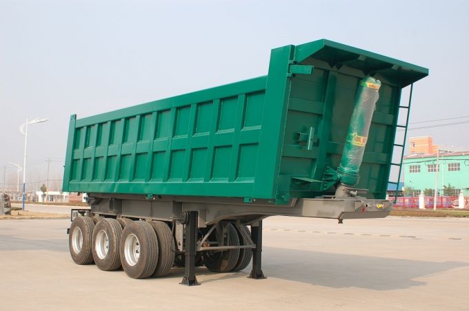 24cbm Mining Dumping Semi Trailer 