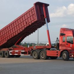 Road Set Tractor Truck & 24cbm Dump Trailer