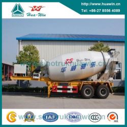 Sinotruk Huawin 12 Cbm 16t Concrete Mixing Semi Trailer