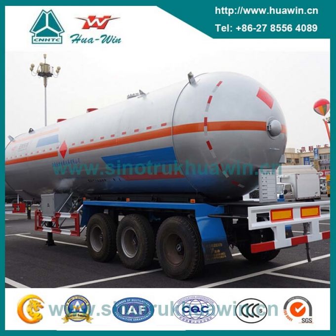 40 Cbm LPG Tanker Semi Trailer with BPW Axle 