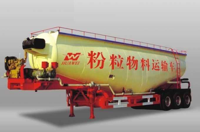 Cement Tanker Semi Trailer (V Type) -55cbm 