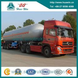 Heavy Duty BPW Axle 56000L LPG Tanker Semi Trailer