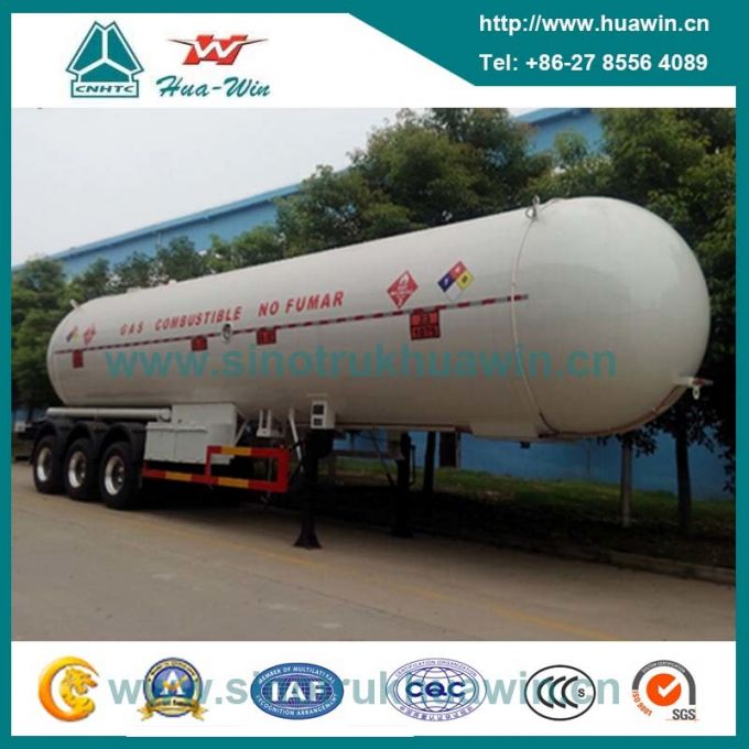 3 Axle Carbon Steel LPG Semi Trailer 