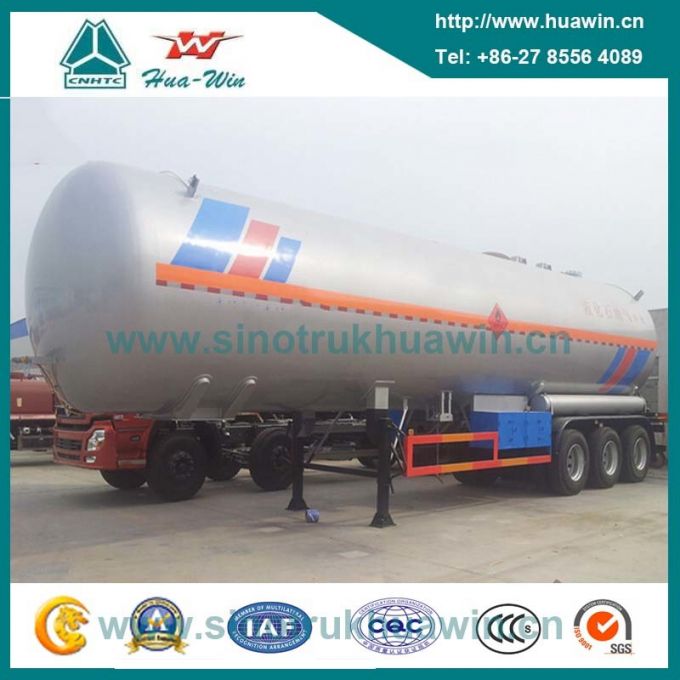 3 Axle LPG Tanker Semi Trailer with Jost Landing Gear and King Pin 