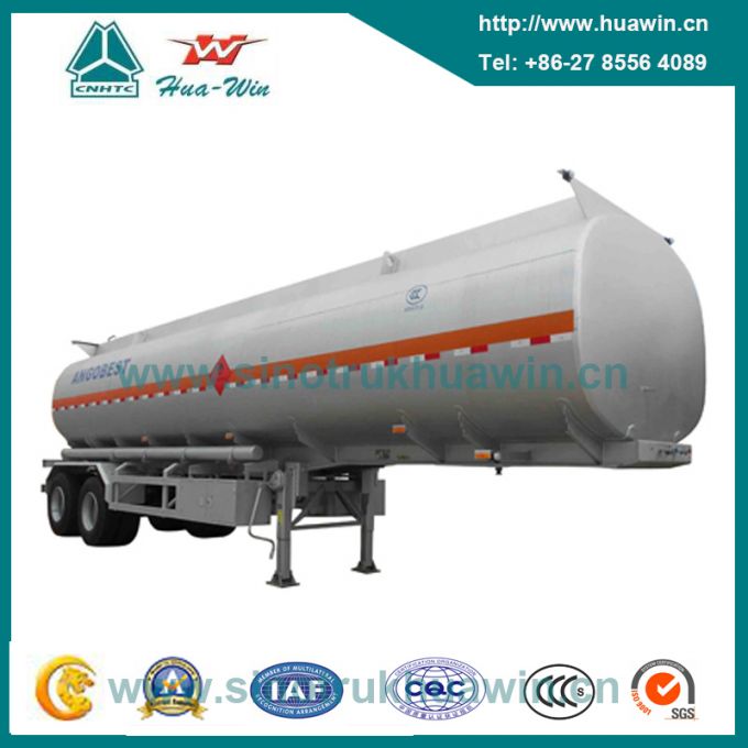 2 Axle Oil Tank Semi Trailer with BPW Axle 