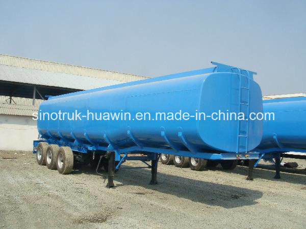 Sinotruk 3-Axle Fuel Tanker Semi Trailer Fuel Tanker 