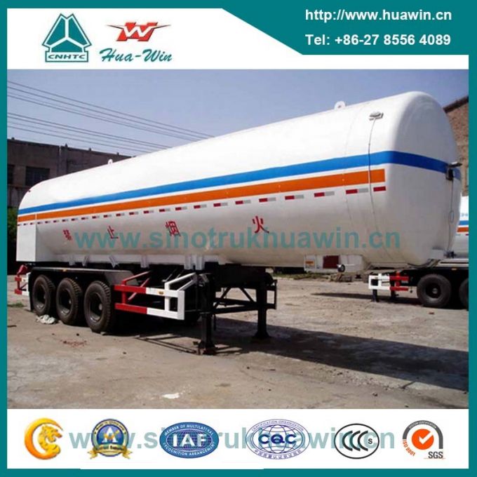 Heavy Duty 30 Ton LPG Road Tanker Semi Trailer 