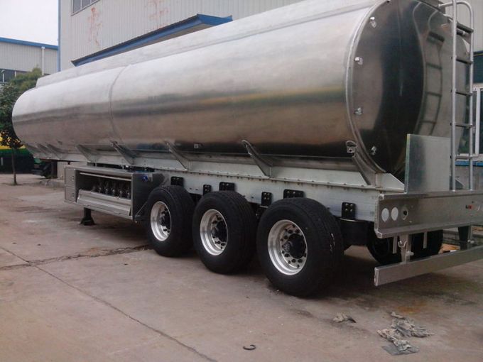 42 Cbm Aluminium Tank Semi Trailer 