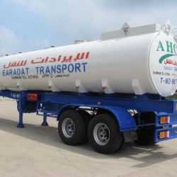 Sinotruk Oil Tank Semi Trailer 2 Axle Tanker Trailer