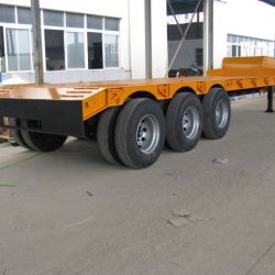 Sinotruk Lowbed Semi Trailer 3 Axles