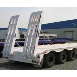 Sinotruk 3 Axle Container Trailer Low Bed Semi Trailer