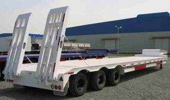 Sinotruk Tri-Axle Semi Trailer Lowbed 