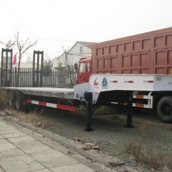 Sinotruk 3-Axle Heavy Duty Lowbed Semi Trailer