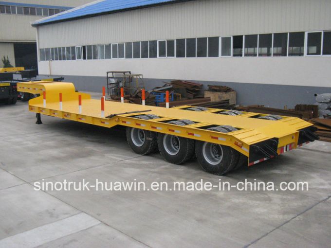 Sinotruk 3 Axle Semi Trailer Low Bed 