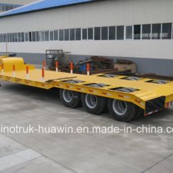 Sinotruk 3 Axle Semi Trailer Low Bed