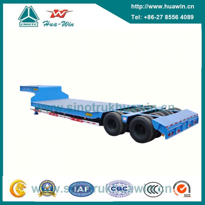 Two Line Four Axle Low Bed Semi Trailer 