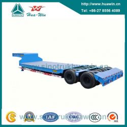 Two Line Four Axle Low Bed Semi Trailer